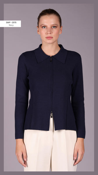 Premium Koleksiyon Çift Fermuarlı Hırka