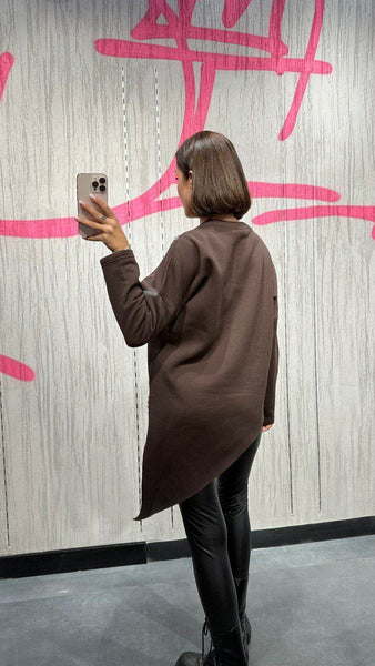 Tasarın Asimetrik Sweatshirt