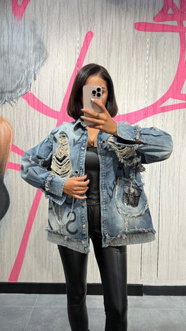 Tasarım Denim Ceket
