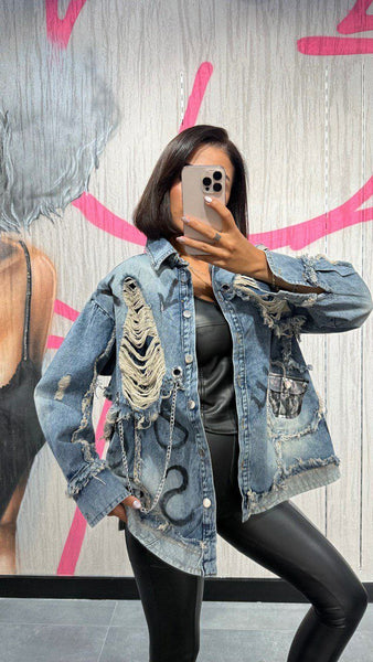 Tasarım Denim Ceket