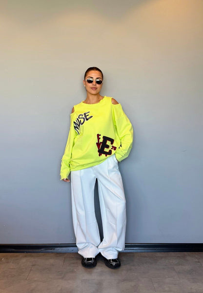 Tasarım Suzene Nakışlı Sweat