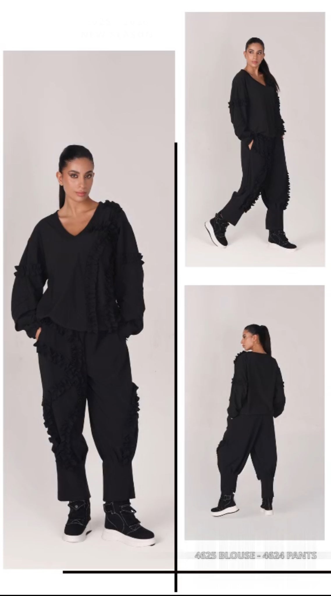 H4 Tasarım Bluz -4625-