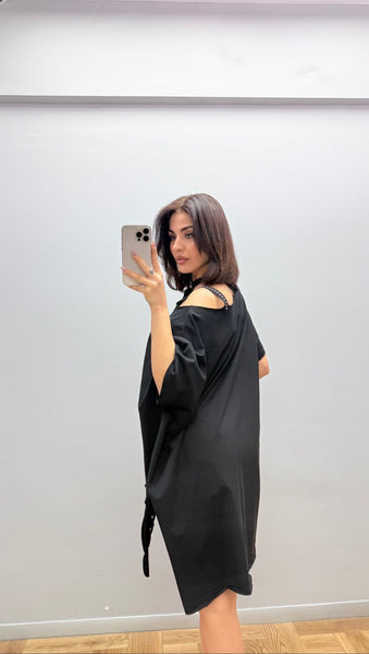 Tasarım Droplu Şeritli Tişort