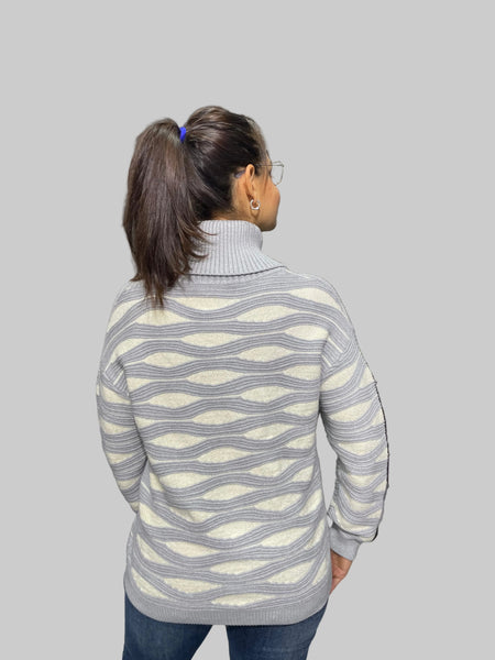 İthal Tasarım Boğazlı Kazak