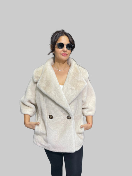 İthal Tasarım Kürk Palto