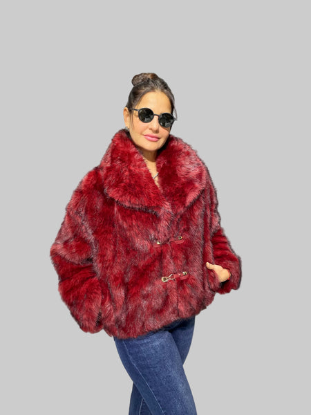 İthal Tasarım Kürk Manto