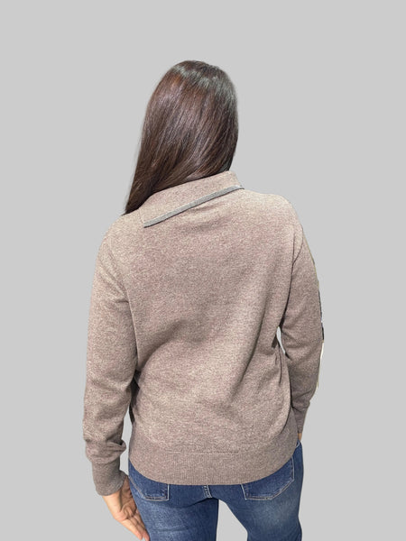 Tasarım Yaka Detaylı Kazak