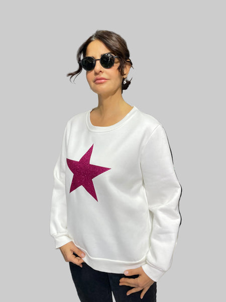 İthal Tasarım Şardonlu Sweat