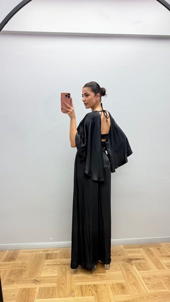 Tasarım Pelerin Croplu Takım