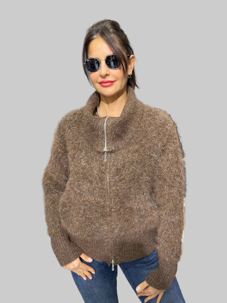 İthal Tasarım Angora Hırka