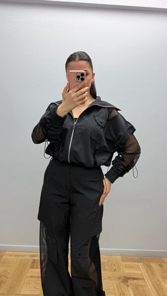 Tasarım File Detaylı Ceket