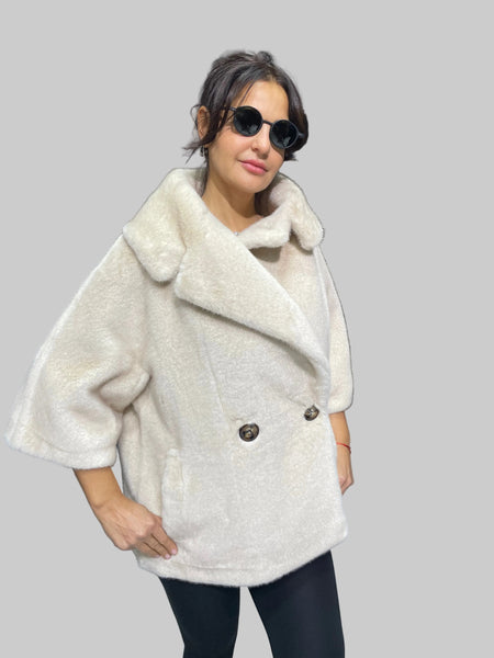 İthal Tasarım Kürk Palto