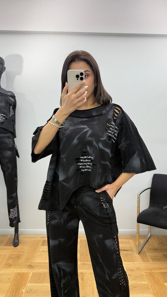 Tasarım Lazer Kesim Batik Takım