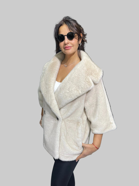 İthal Tasarım Kürk Palto