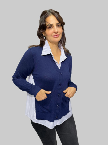 Tasarım Gömlek Detaylı Merserize