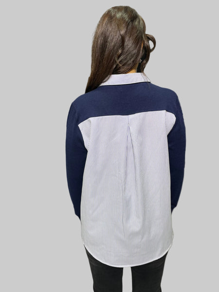 Tasarım Gömlek Detaylı Merserize