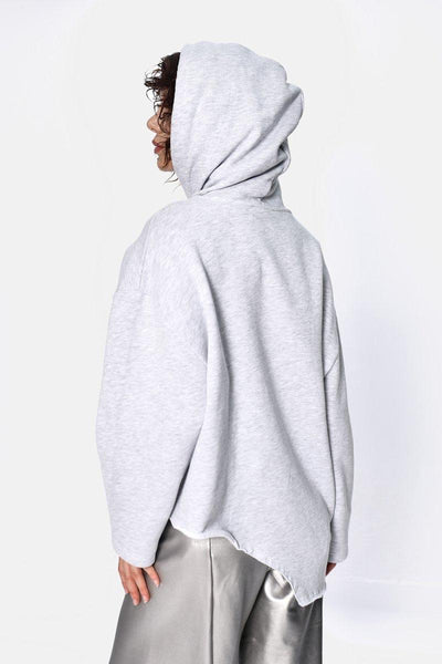 Tasarım Asimetrik Oversize Sweat