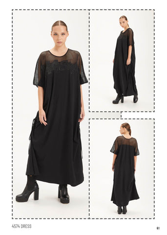 Tasarım H4 Elbise -4574-