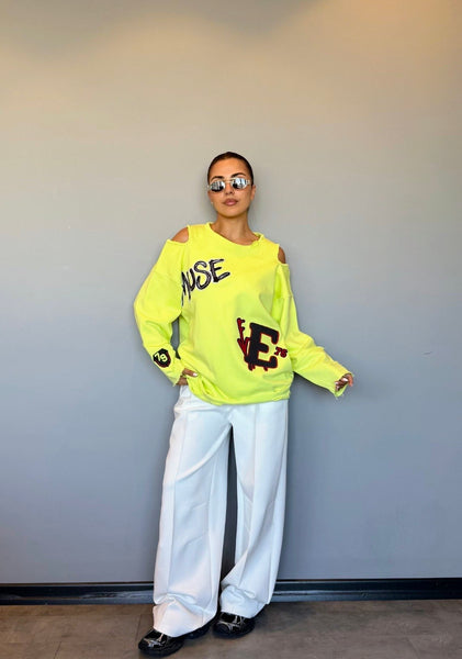 Tasarım Suzene Nakışlı Sweat