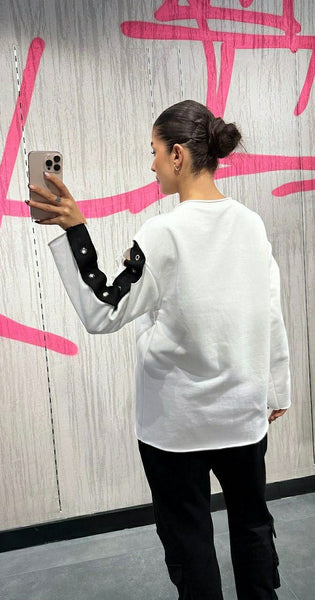 Tasarım Zincirli Sweat