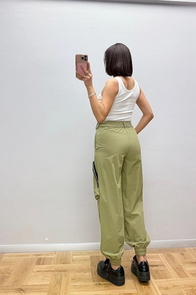 Fermuarlı Zincirli Jogger