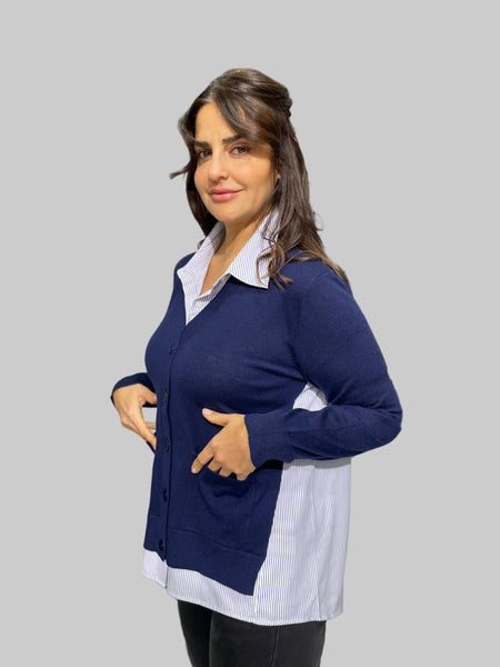 Tasarım Gömlek Detaylı Merserize