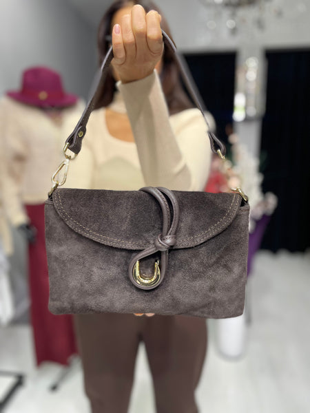 İthal Tasarım Süet Çantaa