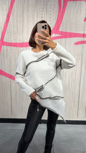 Tasarın Asimetrik Sweatshirt