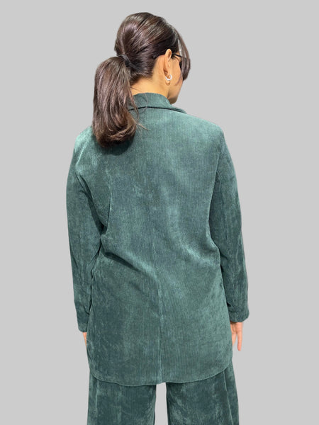 İthal Tasarım Kadife Ceket