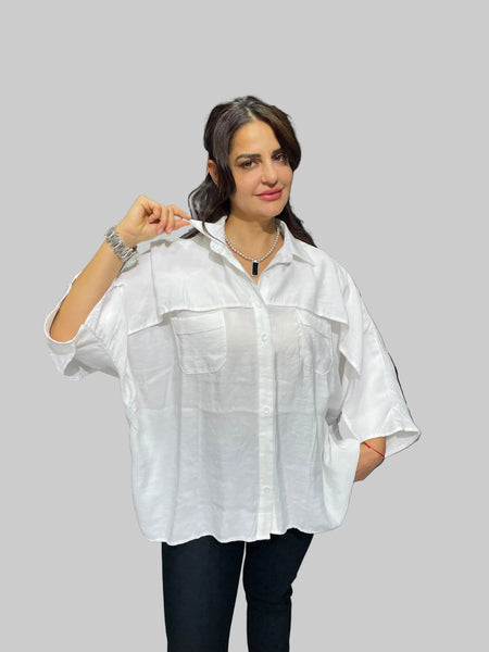 H4 Tasarım Salaş Gömlek -4022-