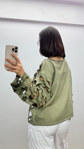 Tasarım Lazer Kesim Bluz