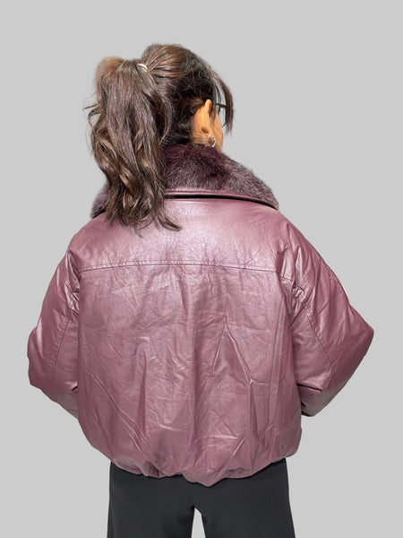 İthal Tasarım Kürk Yakalı Mont