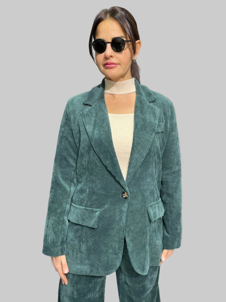 İthal Tasarım Kadife Ceket