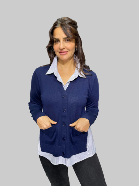 Tasarım Gömlek Detaylı Merserize