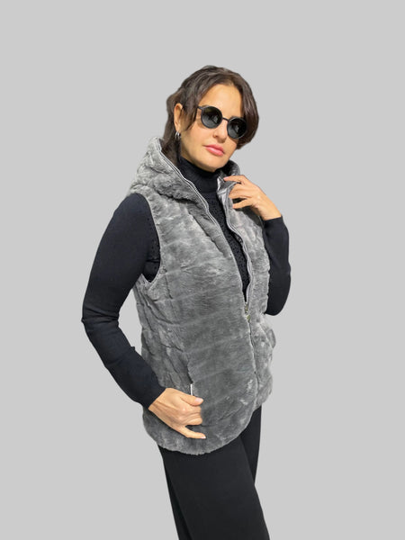 İthal Tasarım Çift Taraflı Yelek