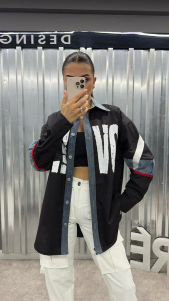 Tasarım Oversize Gömlek