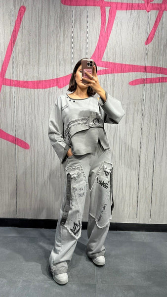 Tasarım Yıkama Kumaşlı Takım