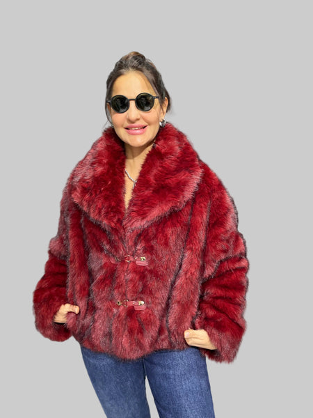 İthal Tasarım Kürk Manto