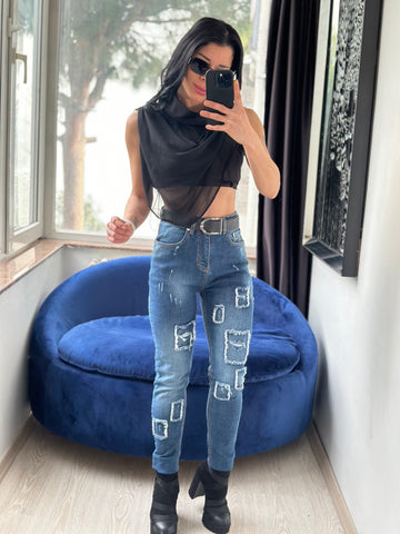 Tasarım Denim Pantolon