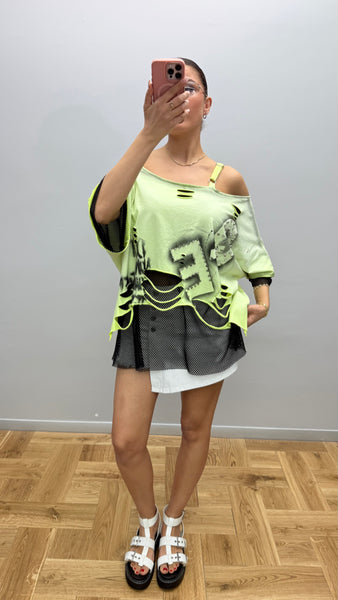 Tasarım Kurukafa Detaylı Tişort