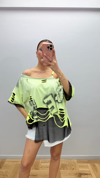 Tasarım Kurukafa Detaylı Tişort